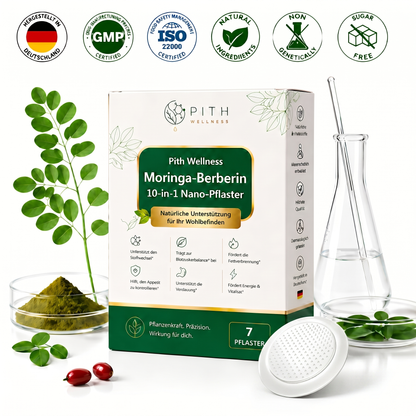 Pith Wellness Moringa-Berberin 10-in-1 Nano-Pflaster