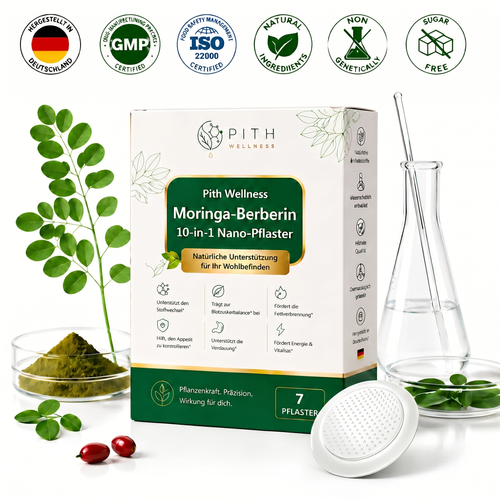 Pith Wellness Moringa-Berberin 10-in-1 Nano-Pflaster